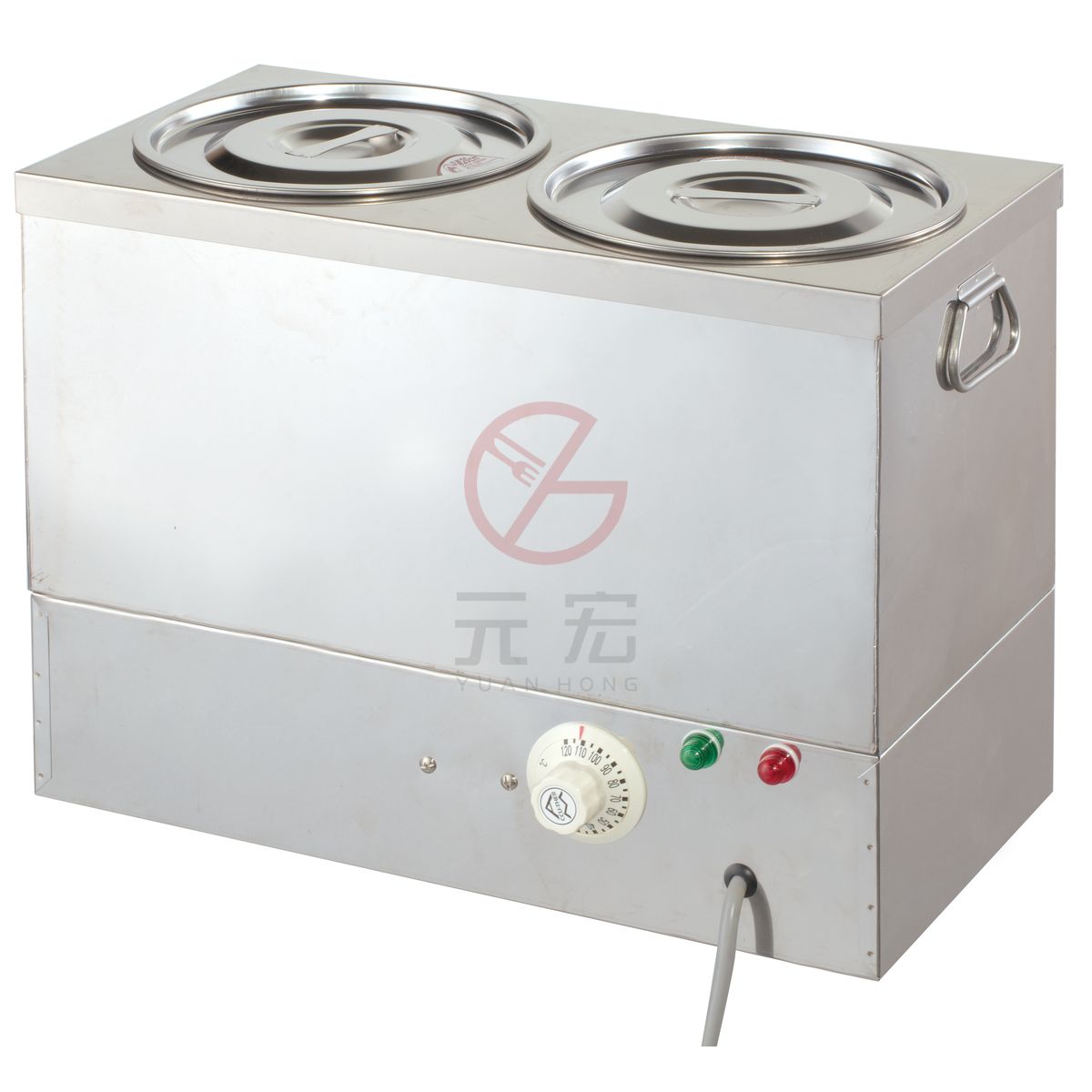 溫控厚圓２格加高菜桶(20CM)